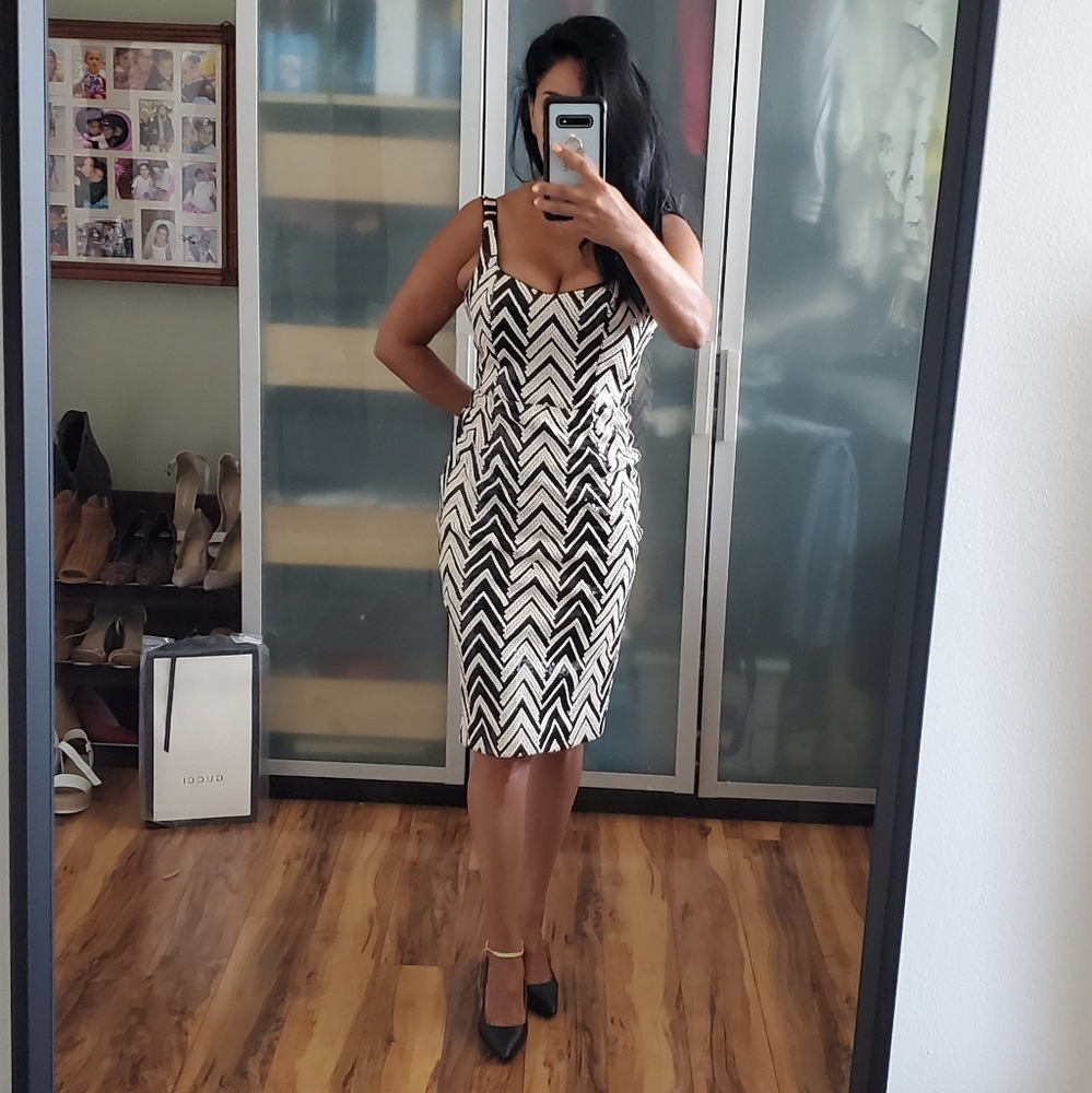 Sequined midi Dress